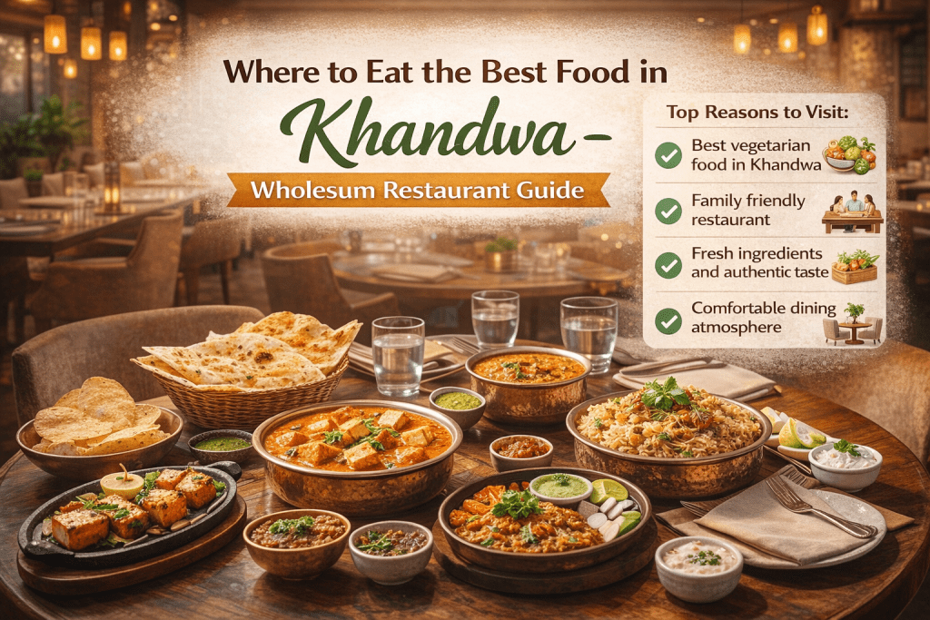 Where to Eat the Best Food in Khandwa – Wholesum Restaurant Guide